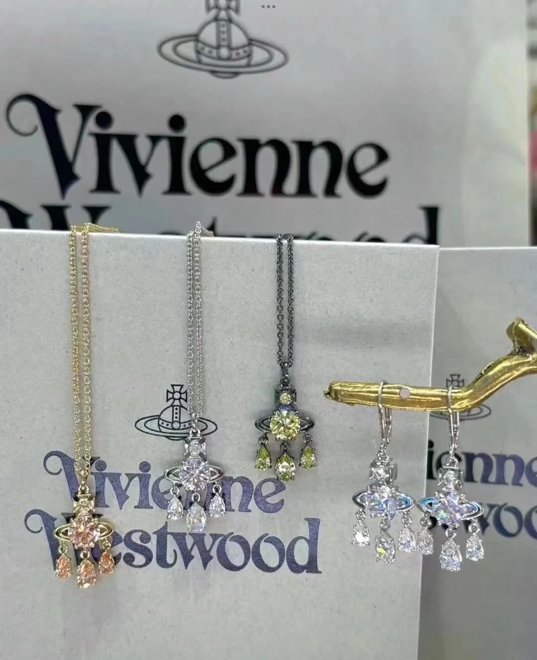 Vivienne Westwood Crystal Star Pendant Necklace